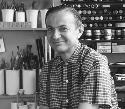 A portrait of Alexander Girard
