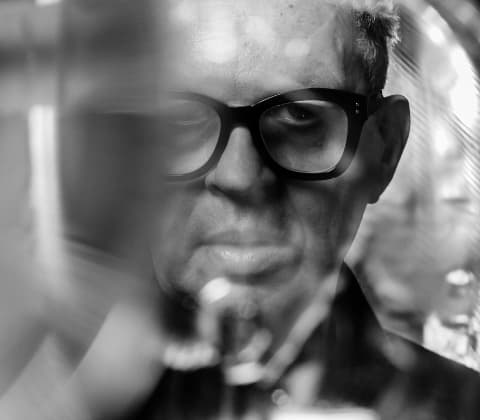 An obscured portrait of Tom Dixon