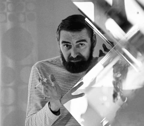 A portrait of Verner Panton