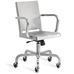 emeco hudson swivel armchair