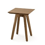 risom outdoor square side table