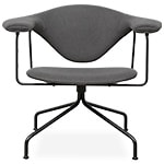 masculo swivel base lounge chair