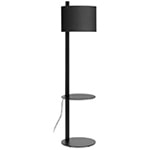note floor lamp with table