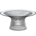 platner nickel coffee table 36" dia.
