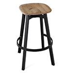 su stool with wood seat