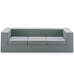 throw-away three seat sofa