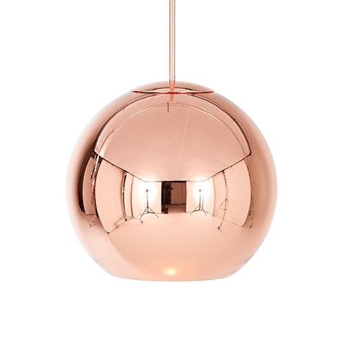 copper shade pendant light