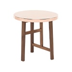 trio side table with copper top 754sp