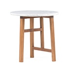 trio side table with marble top 754sm
