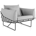 wireframe lounge chair