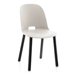 alfi high back chair with aluminum base
