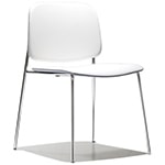 sonar upholstered stacking chair